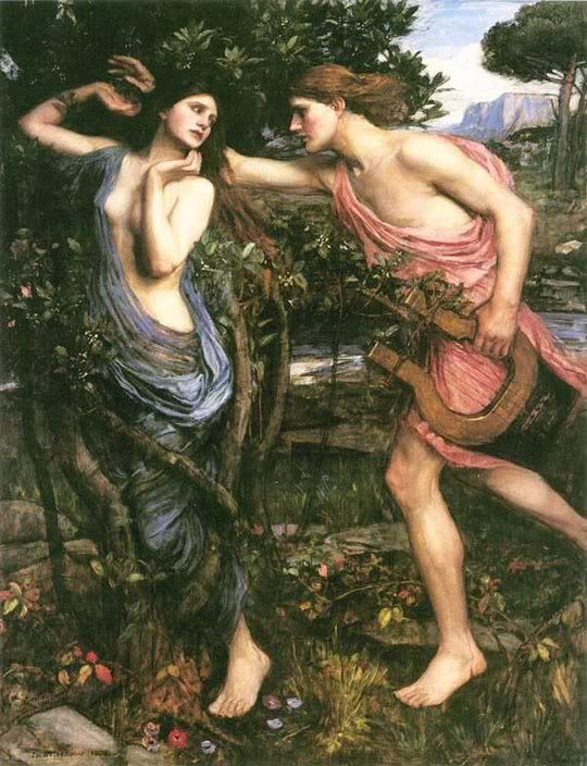 Apollo and Daphne by John William Waterhouse 1908
