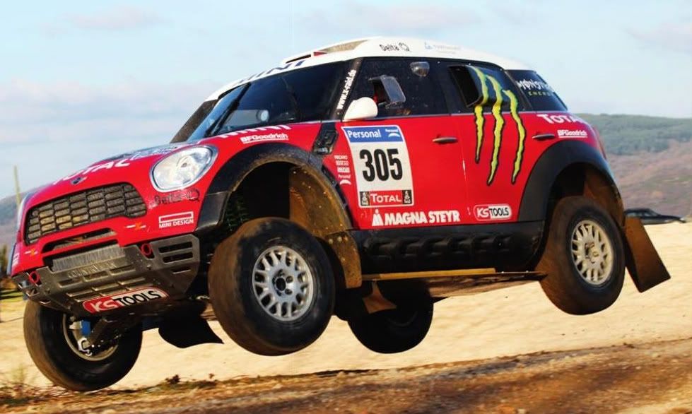 Mini Countryman Dakar Rally. The Monster X-Raid Mini