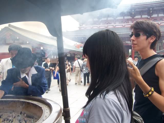 Purifying at Asakusa