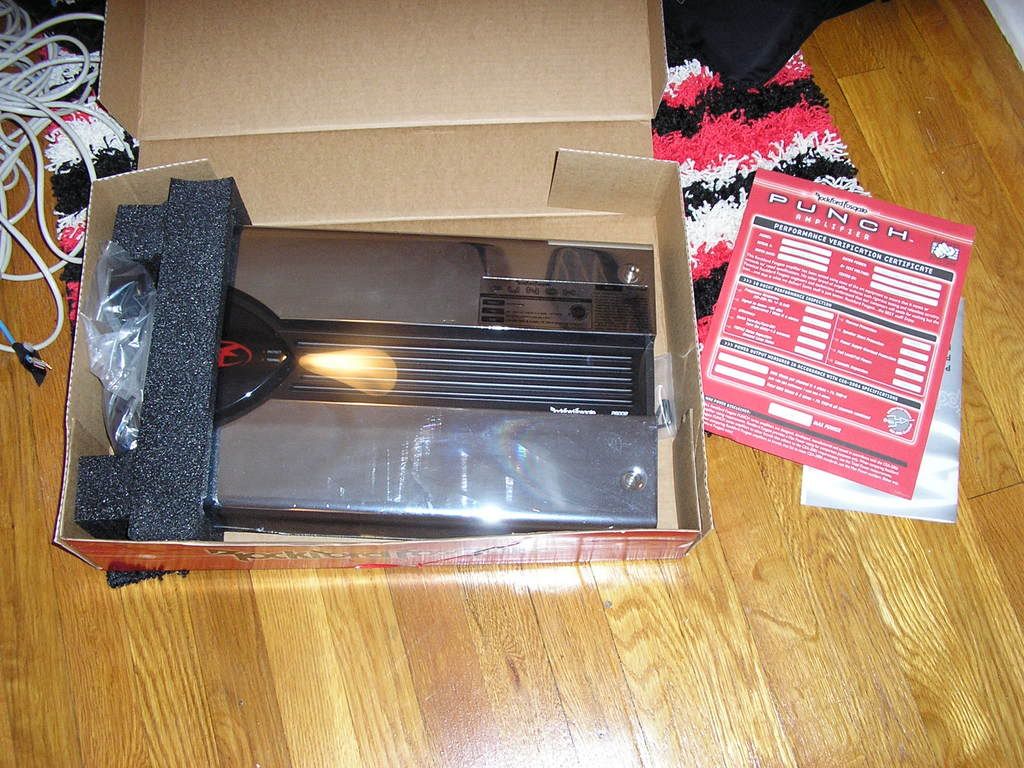 New Amp (rockford Fosgate Punch P6002 With 1800 Watts At Max Power