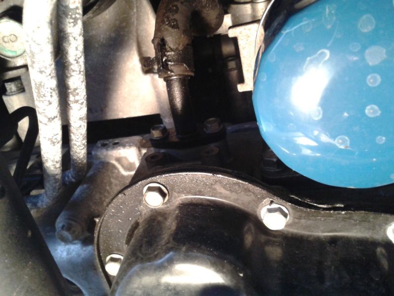 Is this the Turbo oil return line? Hyundai Genesis Forum