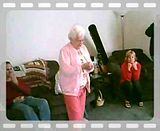 grandma playing wii