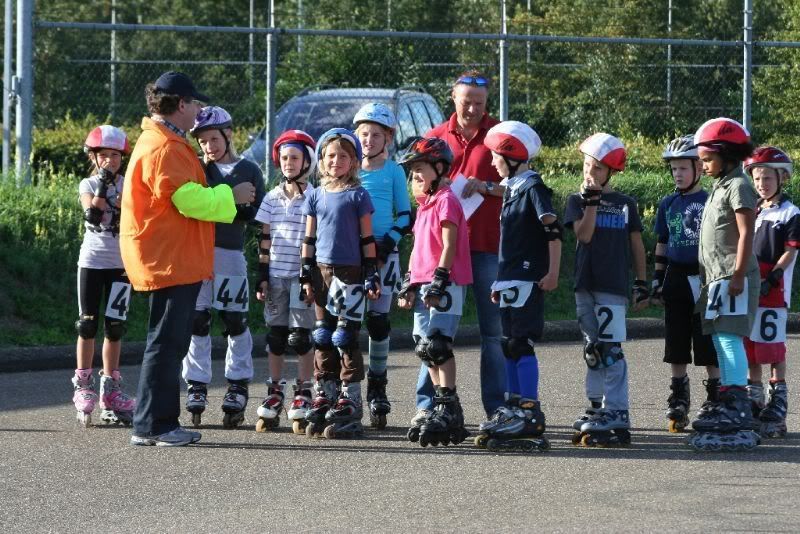 Eerste heideweek school skeeler kampioenschap succes.
