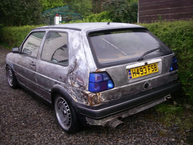 Mk2 golf with no paint Rusty Rat style UPDATED NEW RUSTY P golf rat style