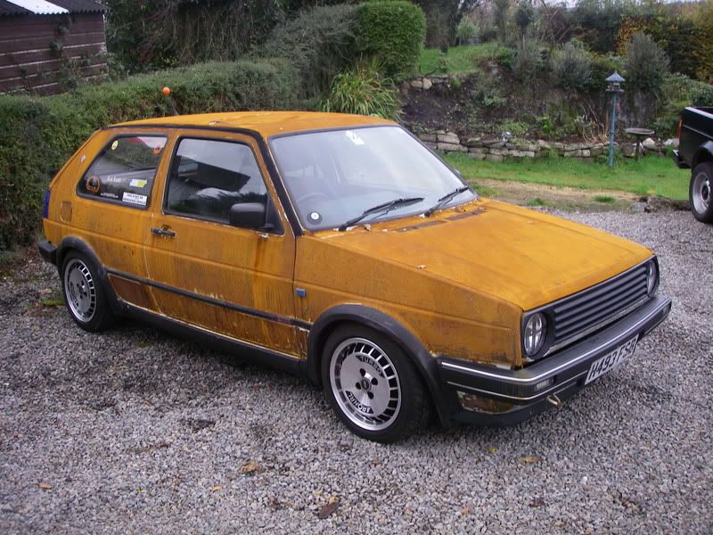 Mk2 golf with no paint Rusty Rat style UPDATED NEW RUSTY P