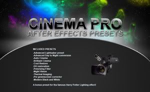 Cinema Pro After Effects Presets 