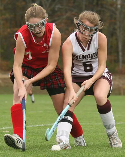  Hingham High School Wednesday, 1-0, in MIAA South Sectional field hockey 