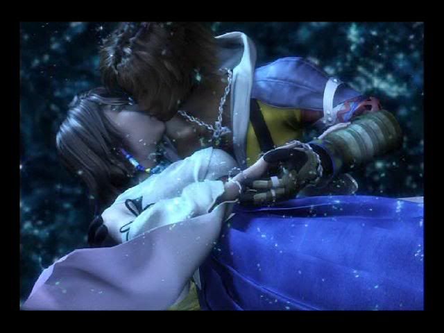 tidus yuna kiss