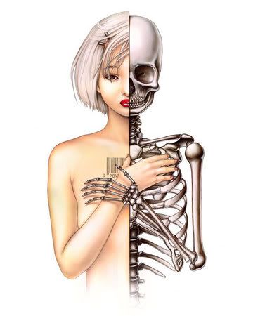skeleton girl
