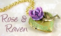 vintage style and nature inspired jewellery by Rose and Raven