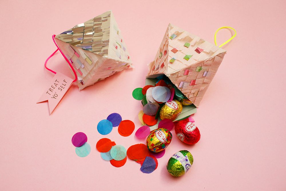 Easter pinata gift boxes by Kitiya Palaskas