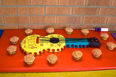 Wiggles Guitar Cake