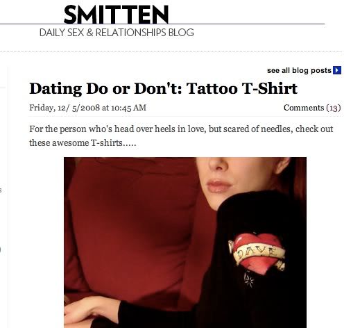  gracing the page with a shout out to our customized heart tattoo tees.