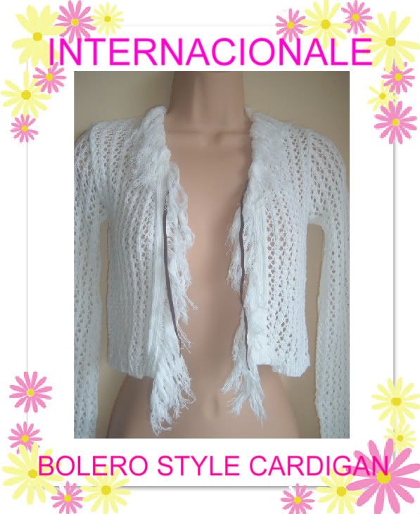 White Crochet Cardigan