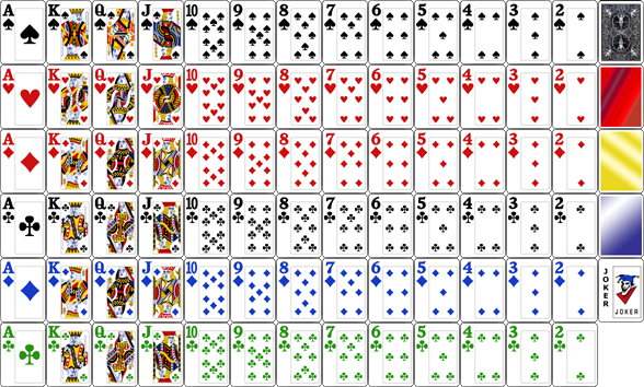 How many cards has a poker deck