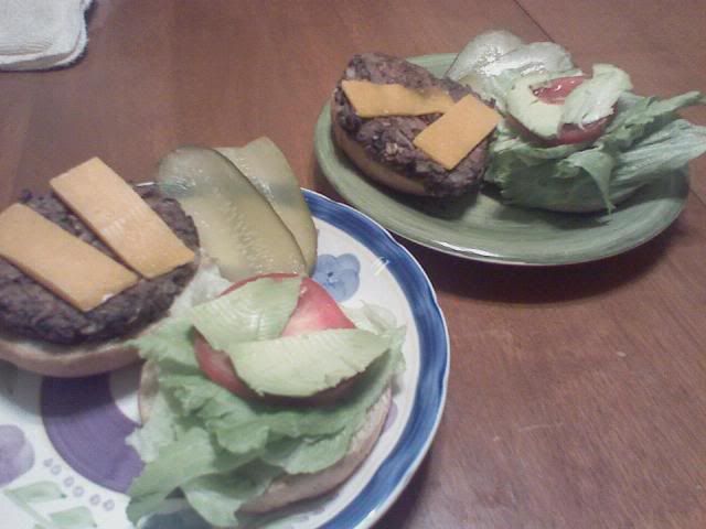 veggie burgers