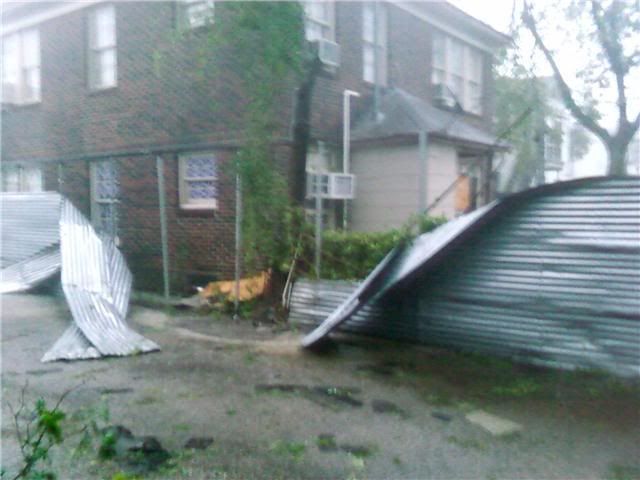 ike driveway damage