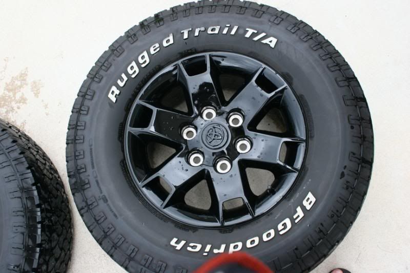 16 Toyota tacoma black baja wheels/tires