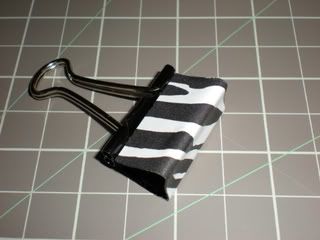 zebra binder clips