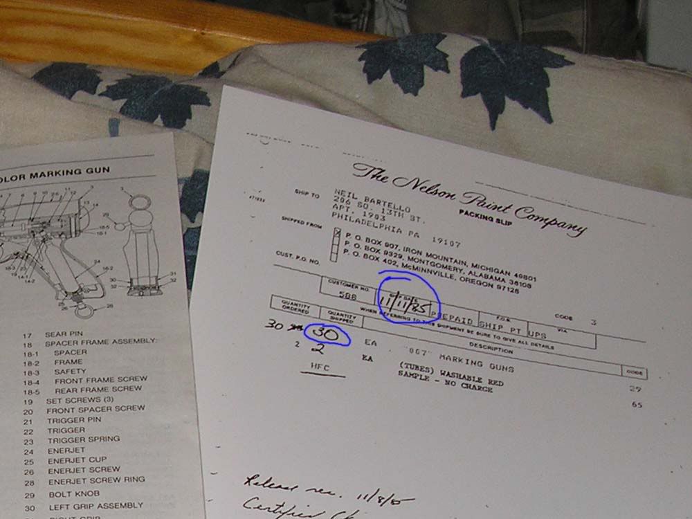 TIL paintball guns were created by farmers on the early 60's and were