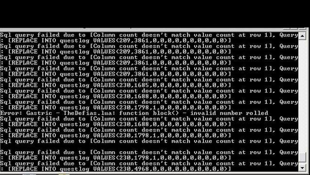 HalestormXV - [ASCENT] SQL Error That Is Getting Irritating - RaGEZONE Forums
