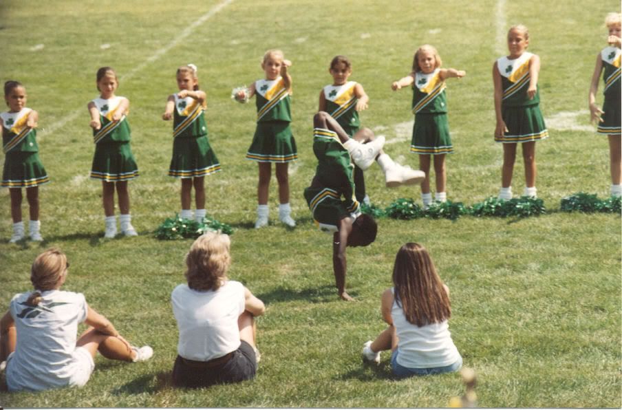 Little D Cheering