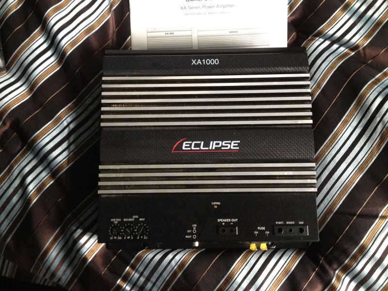 Eclipse monoblock amplifier (xa1000) MR2 Owners Club Forum