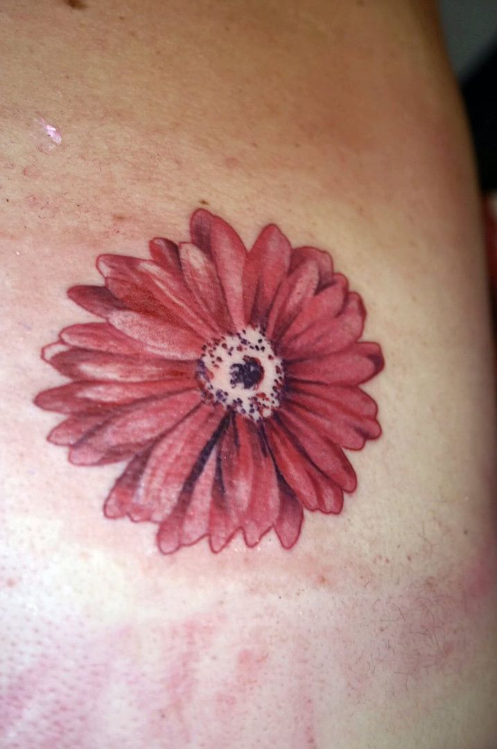 Gerber+daisy+flower+tattoos