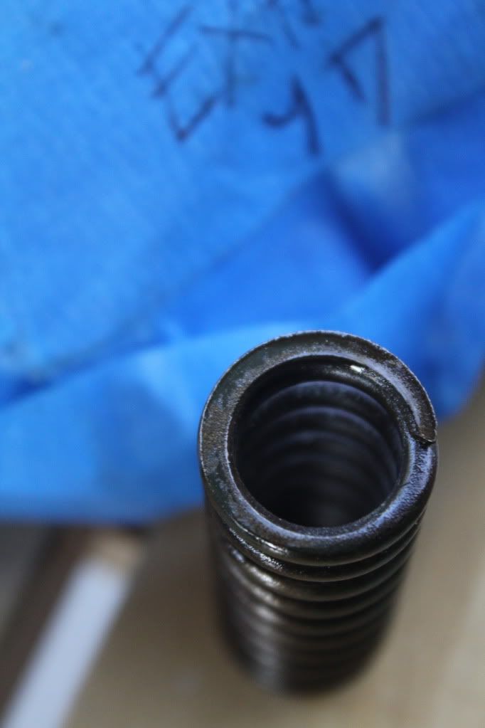 Differentiate between intake and exhaust valve springs? Honda D