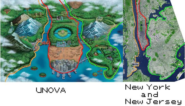 Pokemon Map Unova