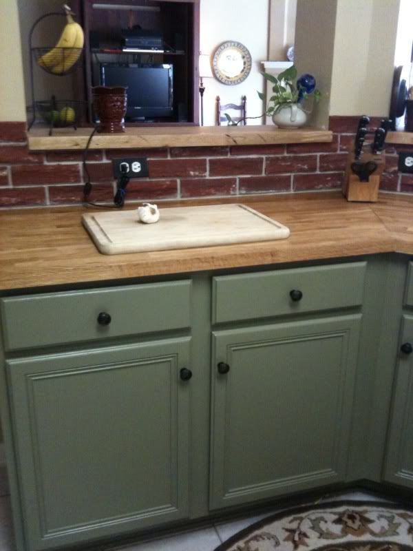 Ideas to cover zbrick backsplash