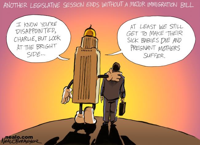 senator charlie janssen unicameral legislature immigration bill