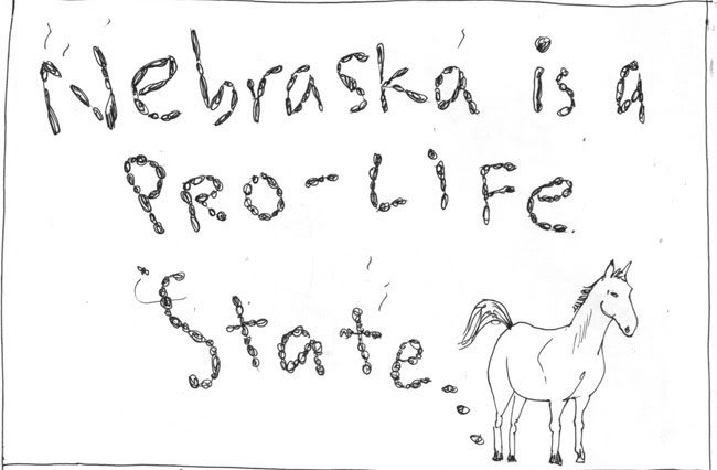 nebraska pro life horse shit