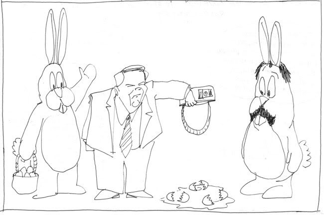 governor dave heineman mexicans easter bunny eggs