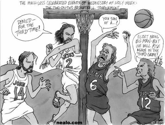Jesus basketball holy week