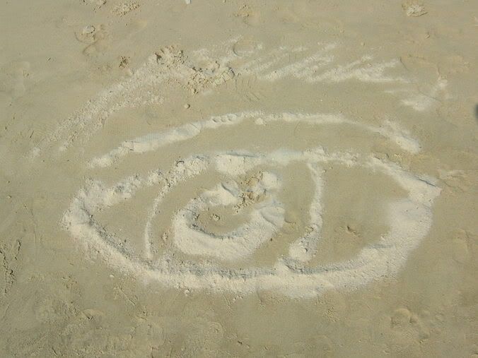 An eye of sand