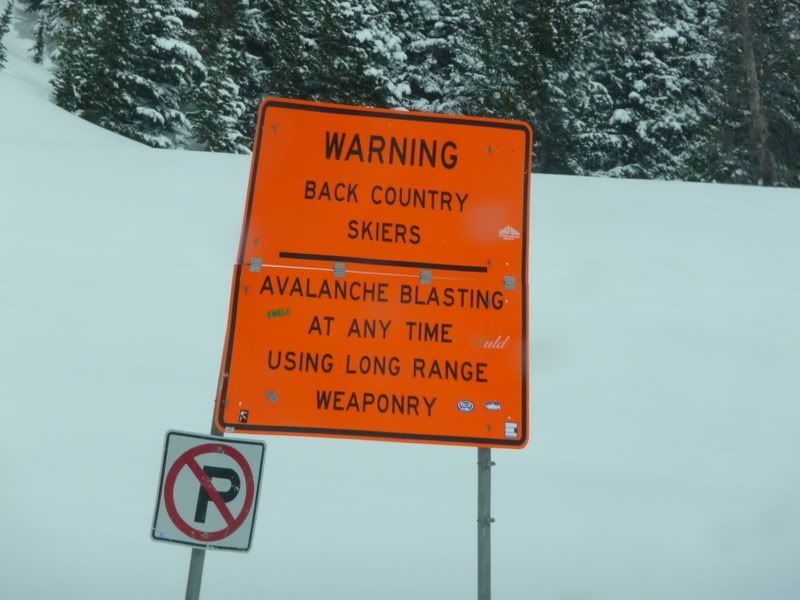 Skiiers warning