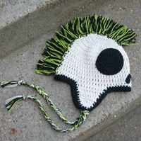 Skull Mohawk Hat :: Size 6-12M