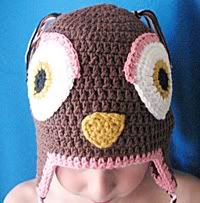 Custom Owl Earflap Hat