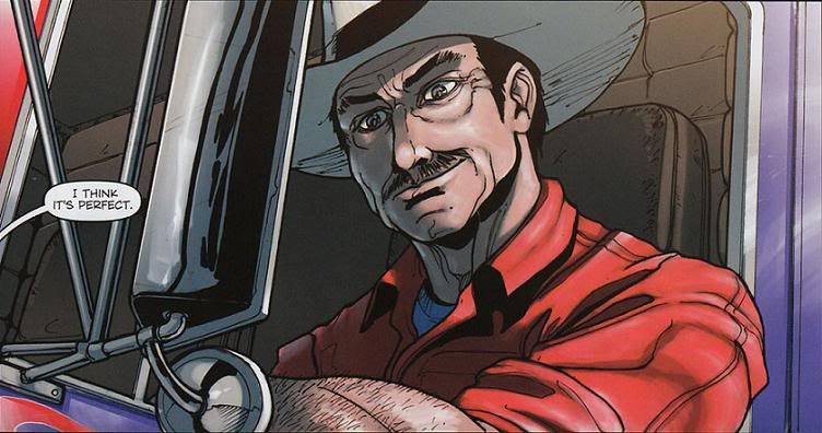 Peter Cullen como el Chofer holográfico de Prime! Ojalá se le ocurra la misma idea a Michael Bay!