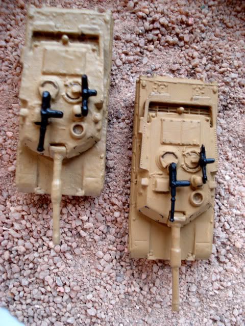 Two M1A2 in the Desert