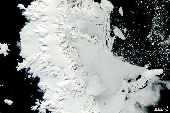 Crack in Sea Ice