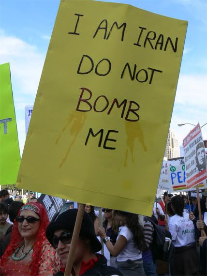 I Am Iran -- Do Not Bomb Me