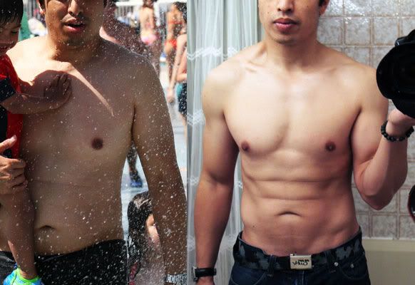 before and after diet. here#39;s my efore and after