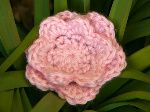 SALE! Crochet Flower Clip - Single Color ~~~ FREE SHIPPING!