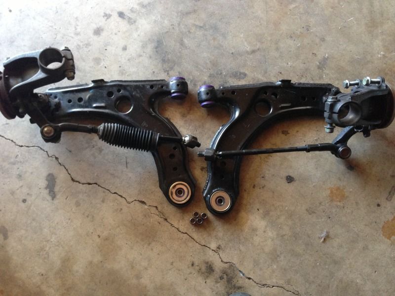 FS MK4 1.8t tie rods, steering knuckles, control arms with spherical
