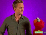 Elmo and NPH dance