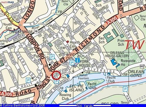 Church Street, Twickenham map