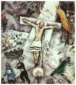 Jesus, visto por Marc Chagall, pintor judeu