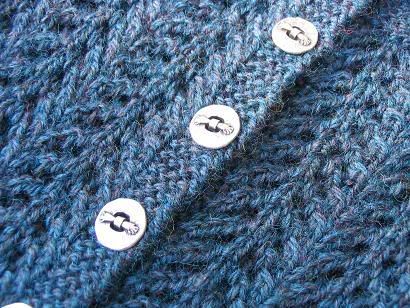 February Sweater button detail